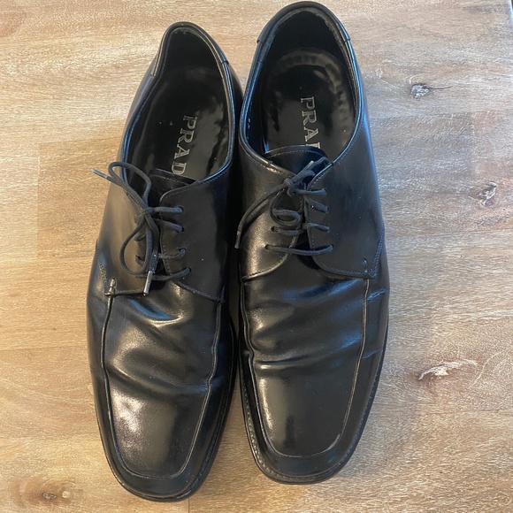 Prada Men's Lace up Shoes Sz 10 - Picture 1 of 6
